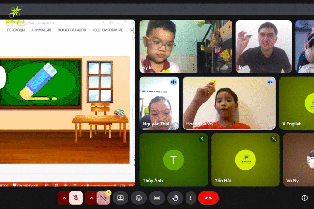 Lớp Học Online Vui Nhộn Tại X-English